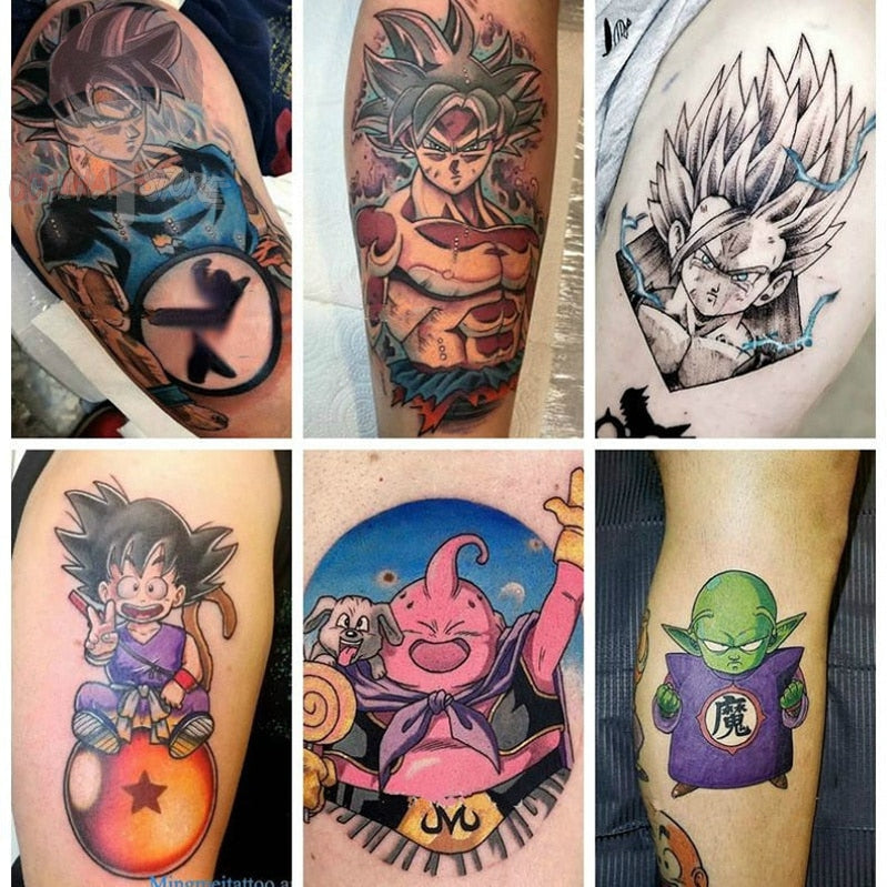 Dragon Ball Temporary Tattoos - Uchiha Store