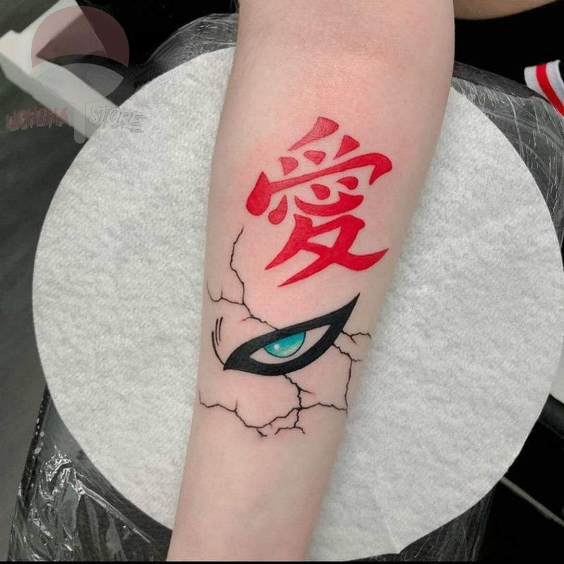 Gaara Eye Temporary Tattoo - Uchiha Store