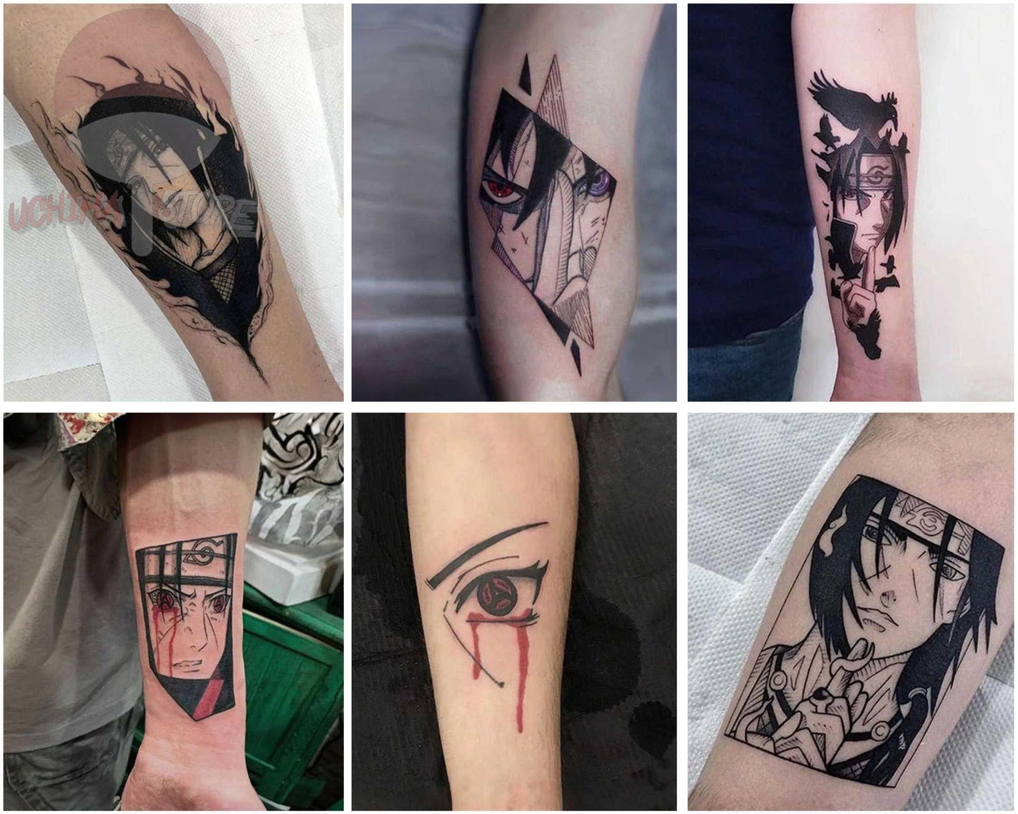 Itachi Temporary Tattoo - Uchiha Store