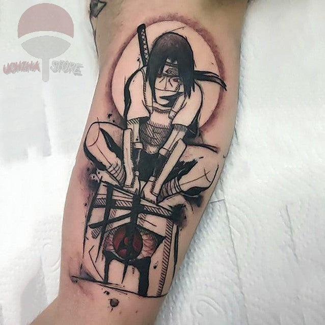 Itachi Temporary Tattoo - Uchiha Store