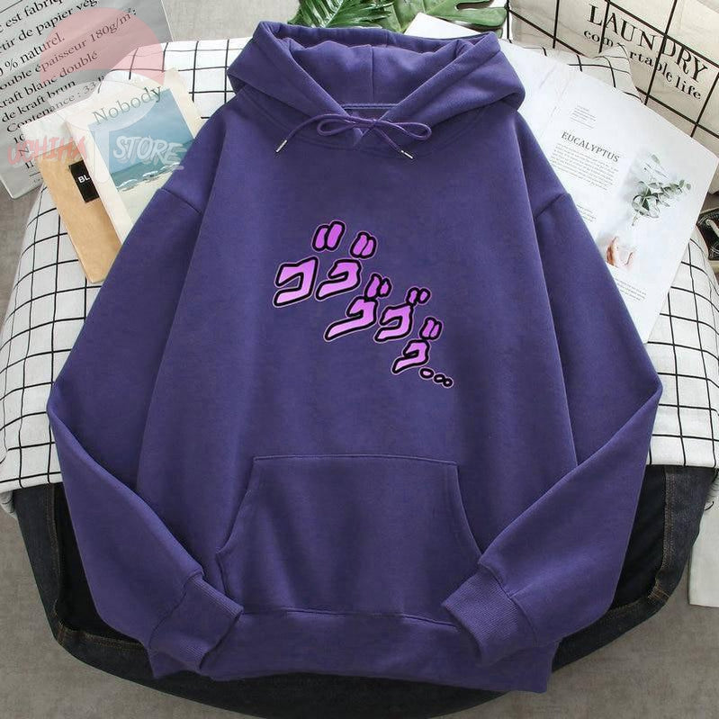 Jojos Bizarre Adventure Hoodie - Uchiha Store