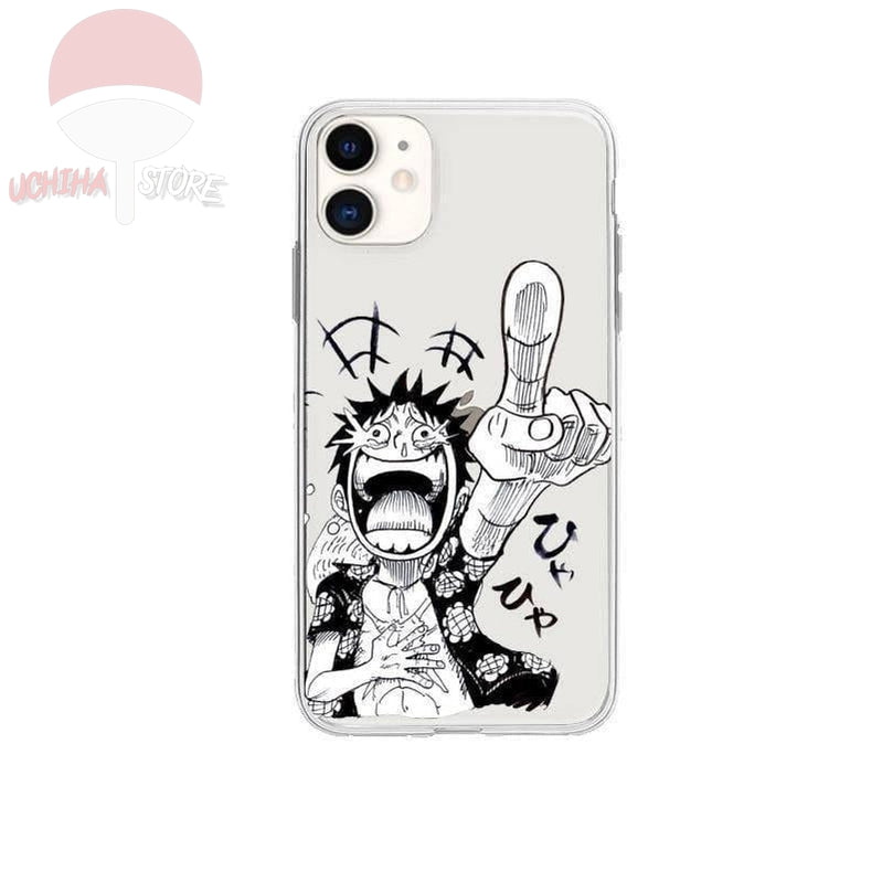 Laughing Luffy iPhone Case - Uchiha Store