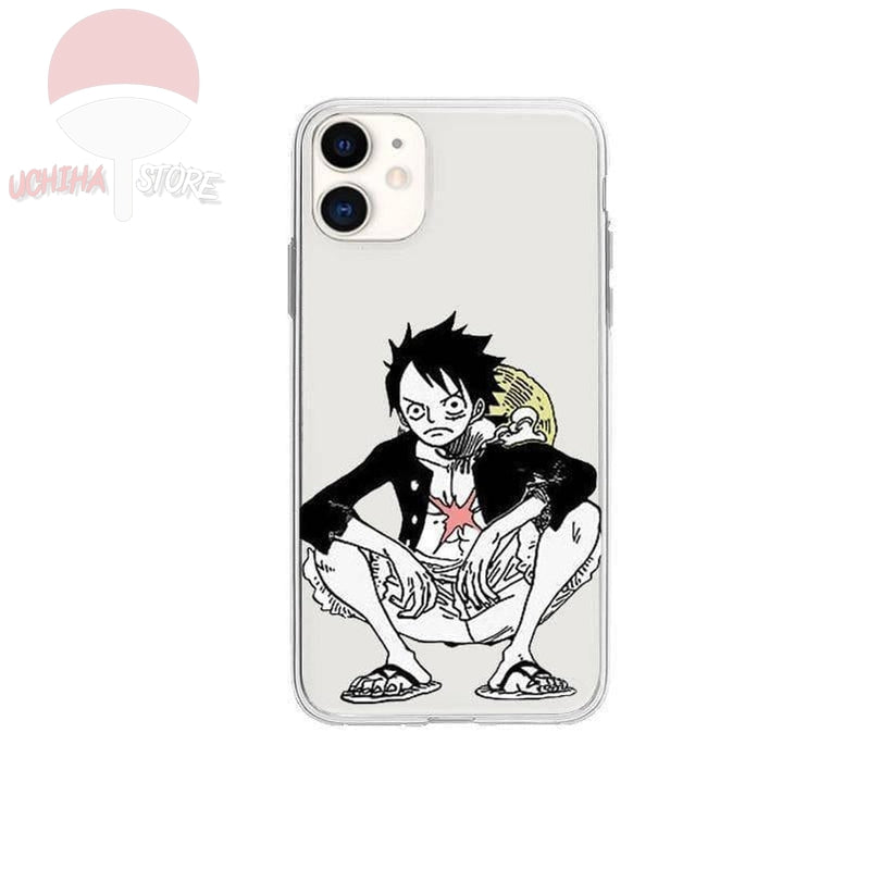 Luffy Drawing iPhone Case - Uchiha Store