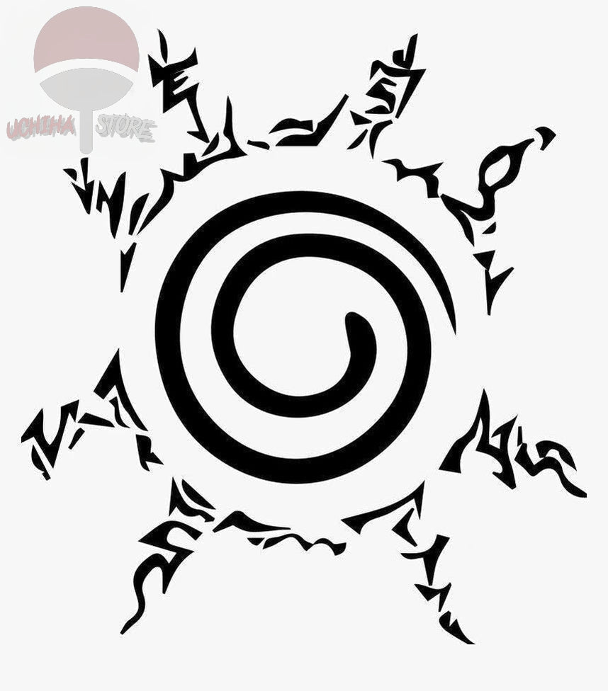 Naruto 9 Tails Seal Temporary Tattoo - Uchiha Store