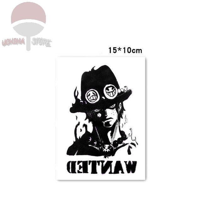 One Piece Temporary Tattoos - Uchiha Store