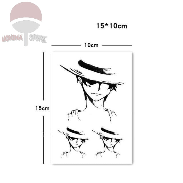 One Piece Temporary Tattoos - Uchiha Store