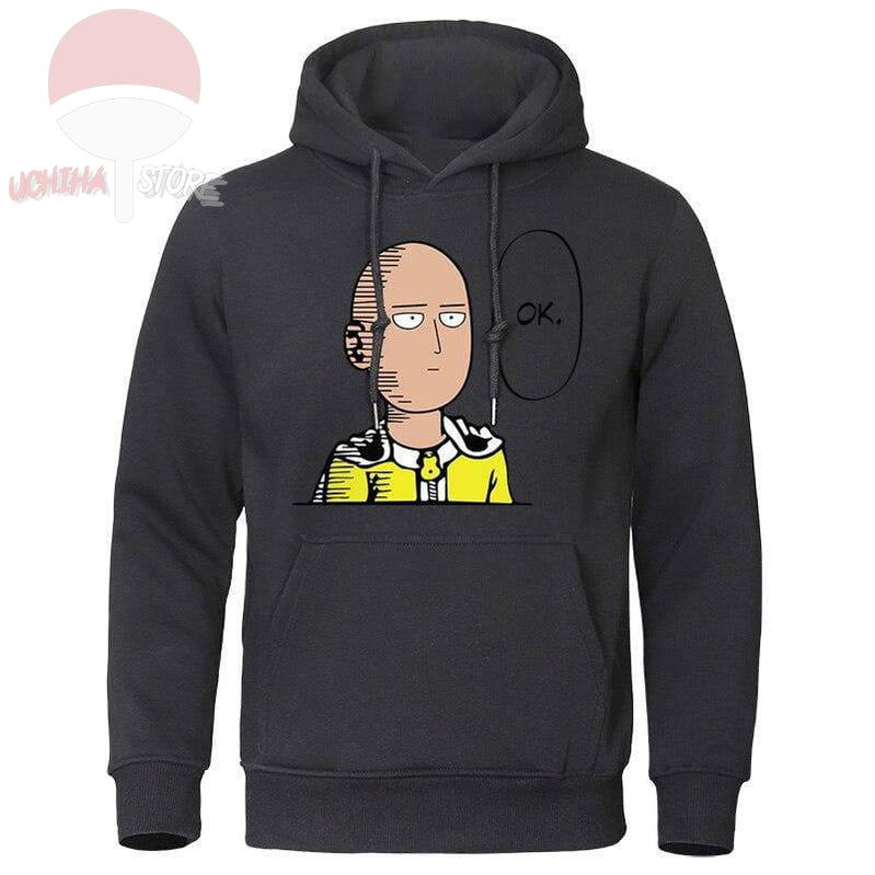 One Punch Man Saitama Hoodie - Uchiha Store