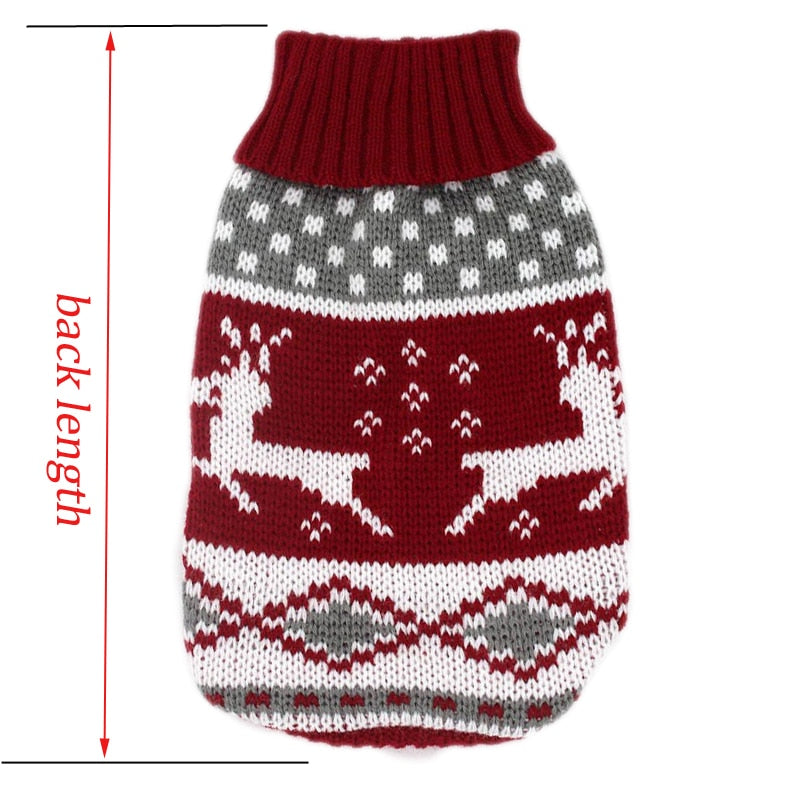 Gestrickter Weihnachtspullover