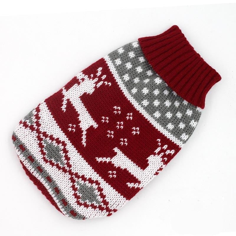 Gestrickter Weihnachtspullover