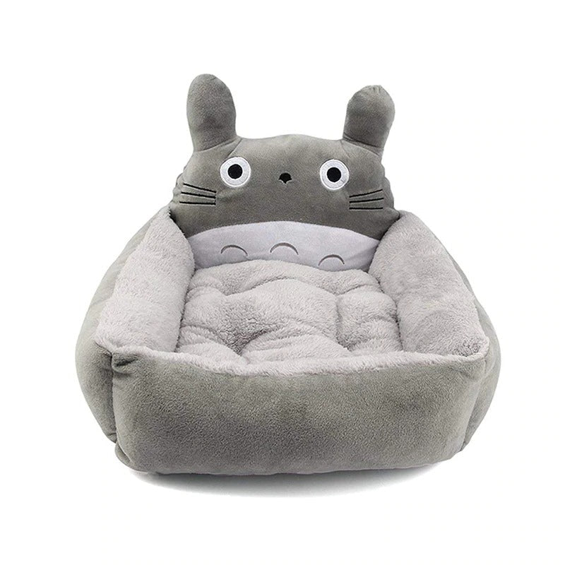 Totoro Plush Pet Bed w/ Removable Pillow