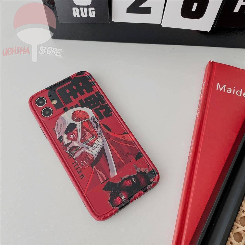 Attack on titan Colossal Titan iPhone Case - Uchiha Store