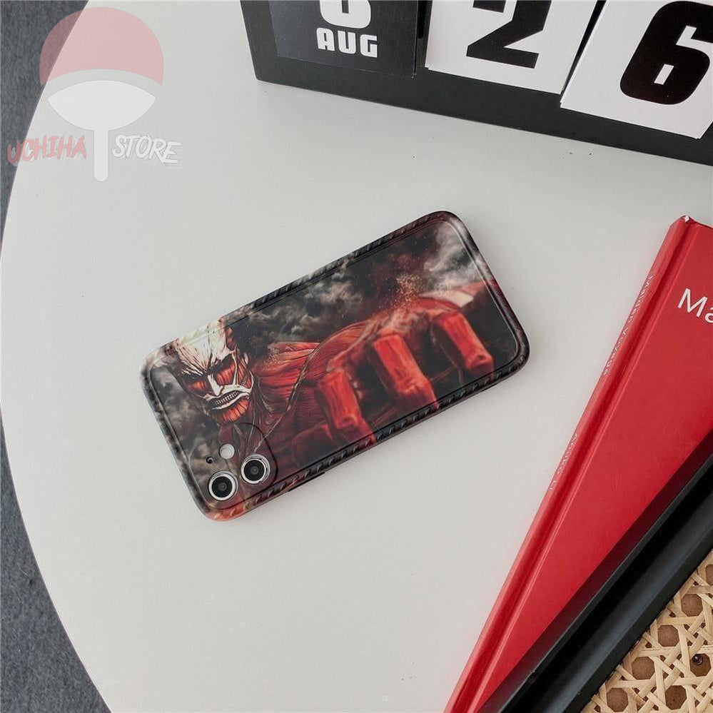 Attack on titan Colossal Titan iPhone Case - Uchiha Store