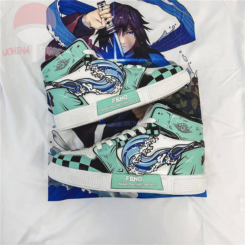 Demon Slayer Water Skill x Mid-Top - Uchiha Store