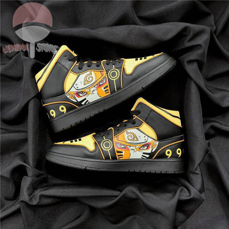 Naruto x Mid-Top Sneakers - Uchiha Store