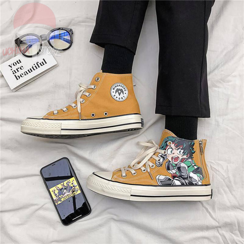 My Hero Academia x Converse Yellow - Uchiha Store