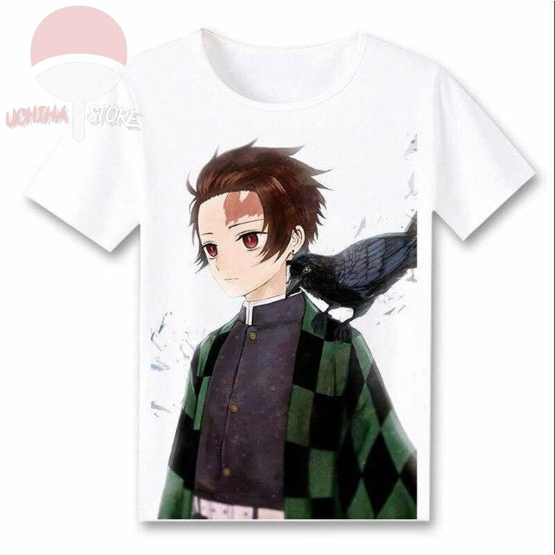 Tanjiro Crow T-shirt - Uchiha Store