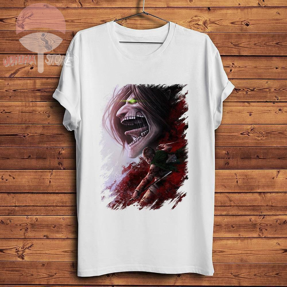 Eren Jaeger Attack Titan T-shirt - Uchiha Store