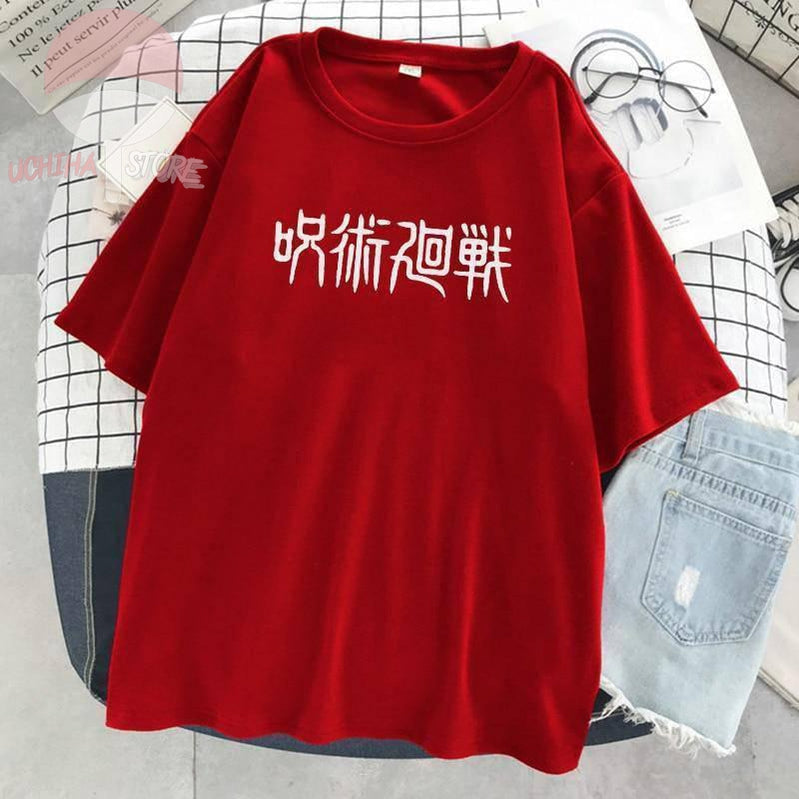 Jujutsu Kaisen Letters T-shirt - Uchiha Store