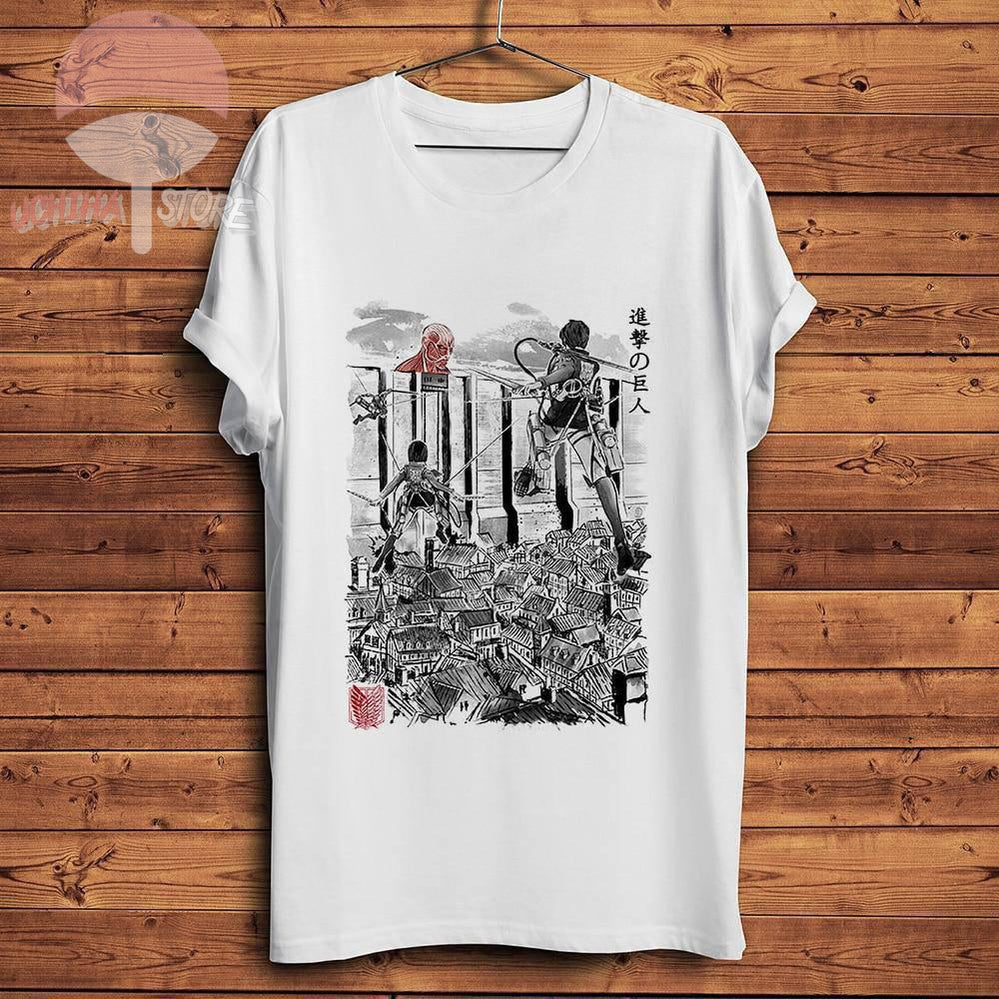 Attack on Titan Eren T-shirt - Uchiha Store