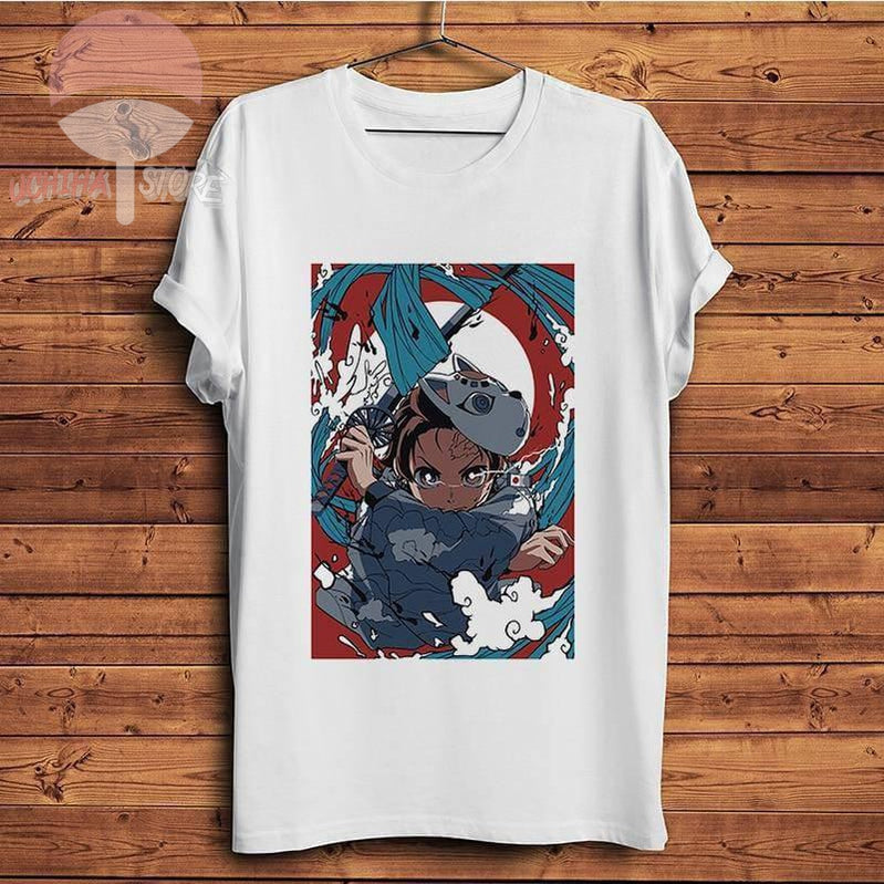 Tanjiro Colorful T-shirt - Uchiha Store