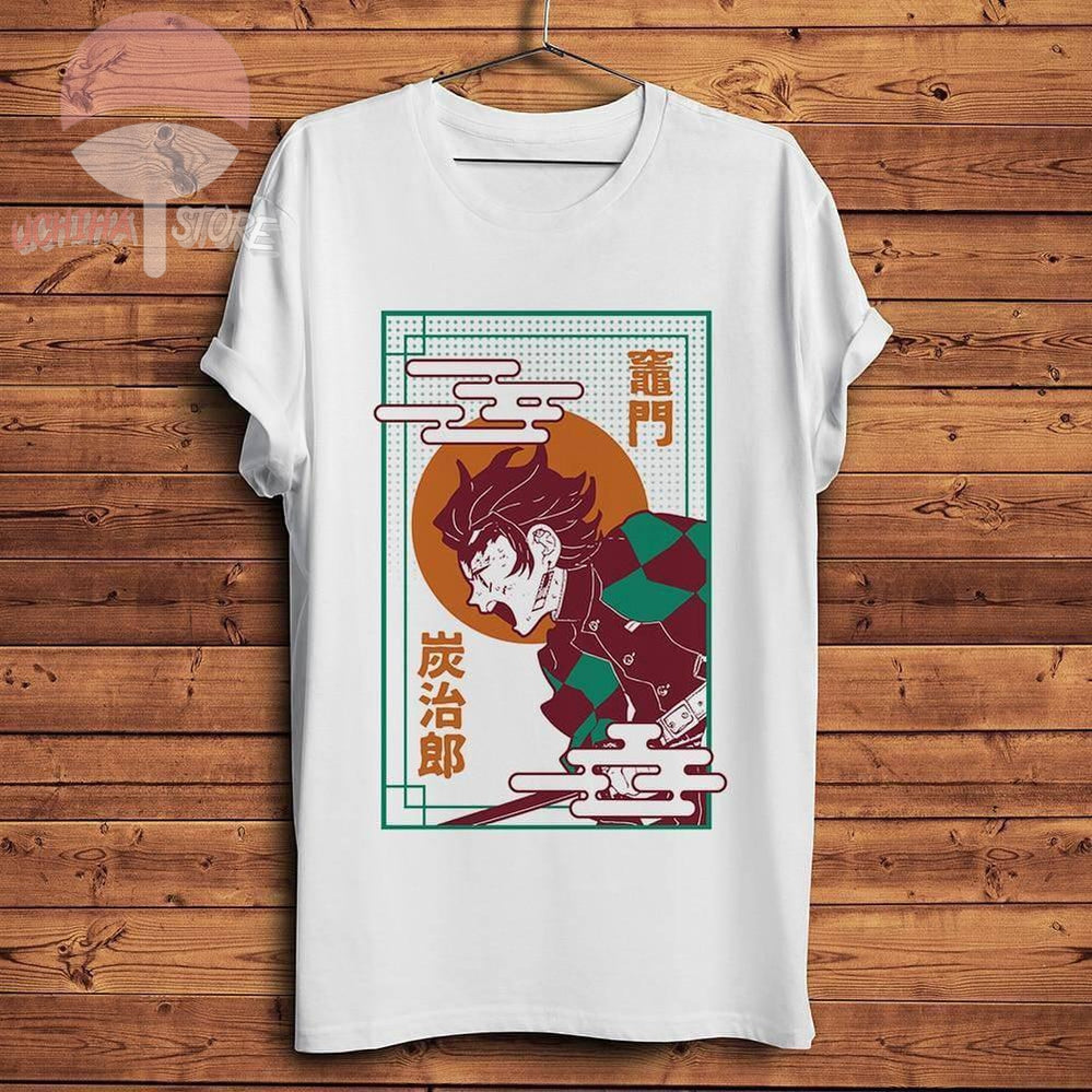 Tanjiro Retro T-shirt - Uchiha Store