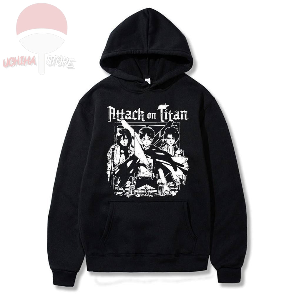 Attack on Titan Printed Hoodie - Uchiha Store