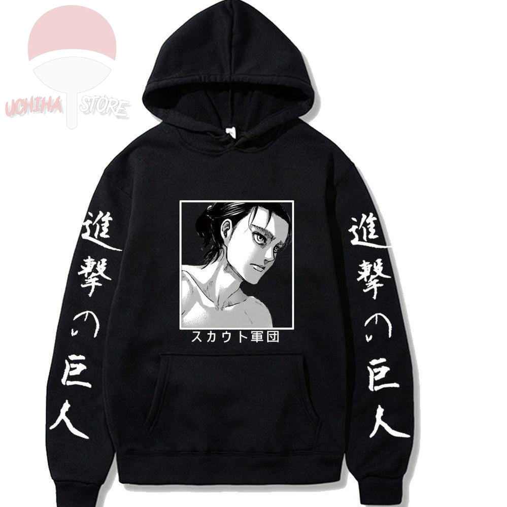 Eren Yeager AOT Hoodie - Uchiha Store