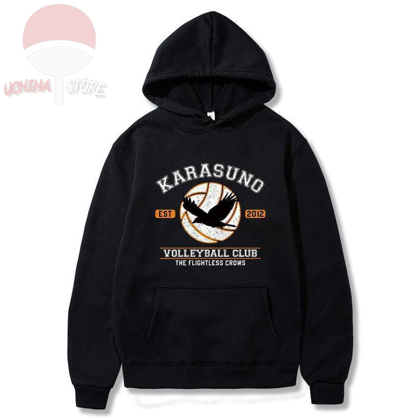 Haikyuu Karasuno Volleyball Club Hoodie - Uchiha Store