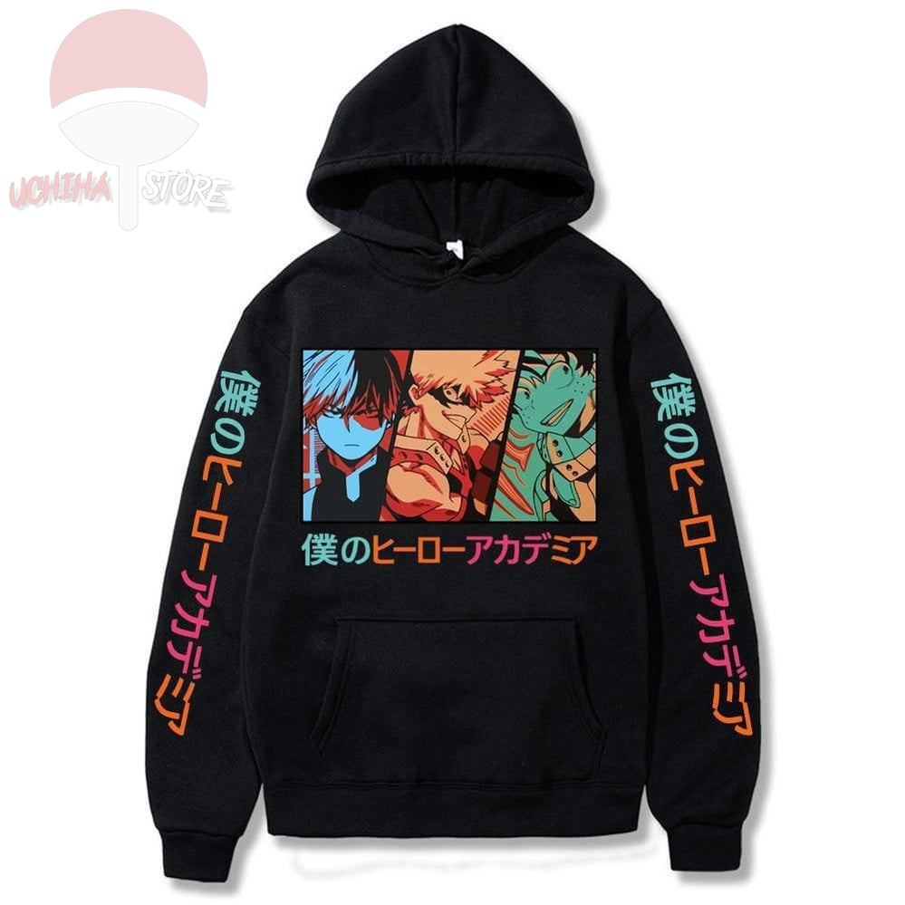 Trio My Hero Academia Hoodie - Uchiha Store