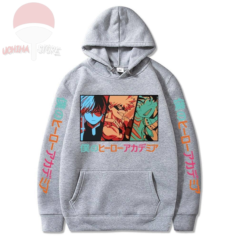 Trio My Hero Academia Hoodie - Uchiha Store