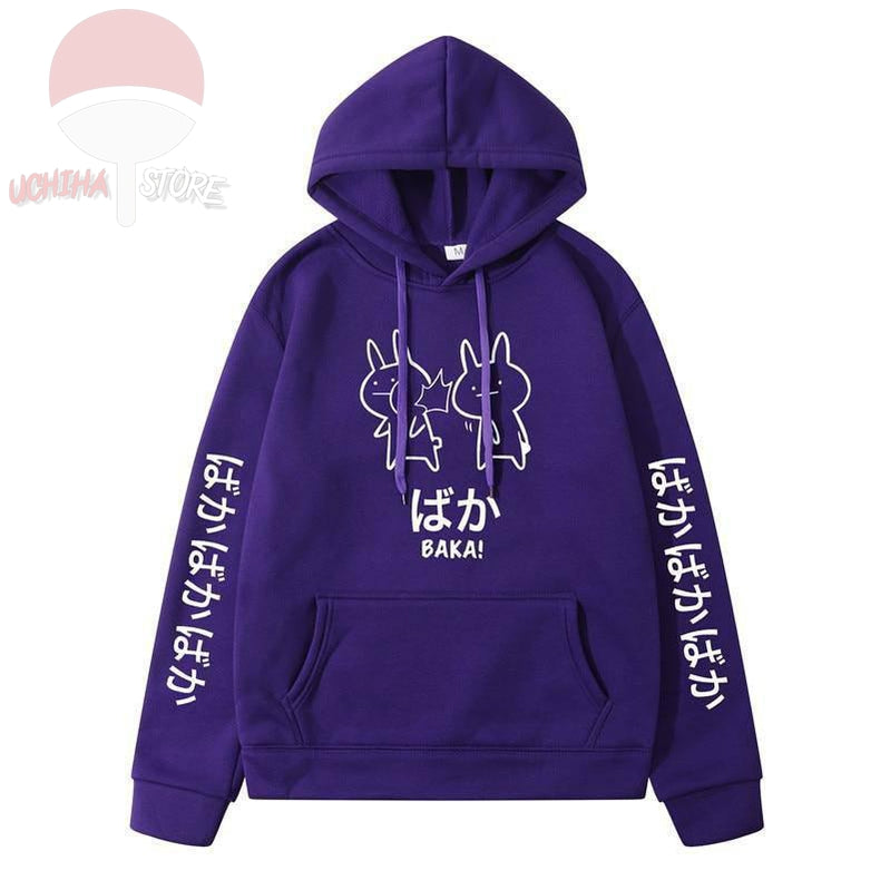 Baka Slap Hoodie - Uchiha Store