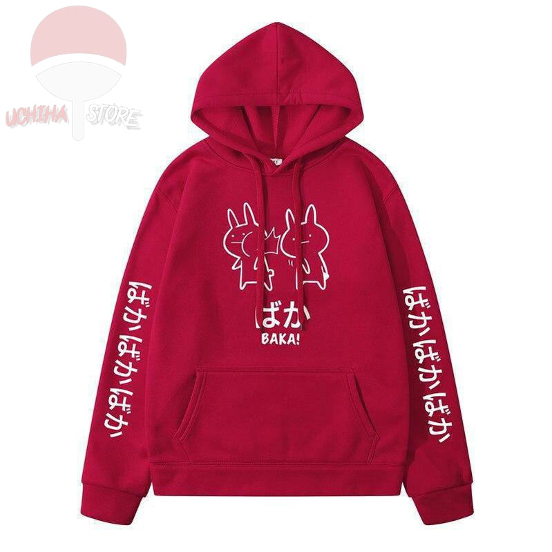 Baka Slap Hoodie - Uchiha Store