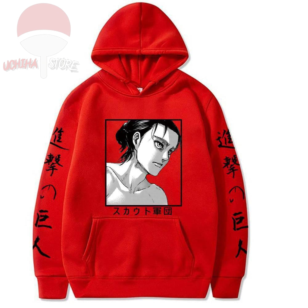 Eren Yeager AOT Hoodie - Uchiha Store