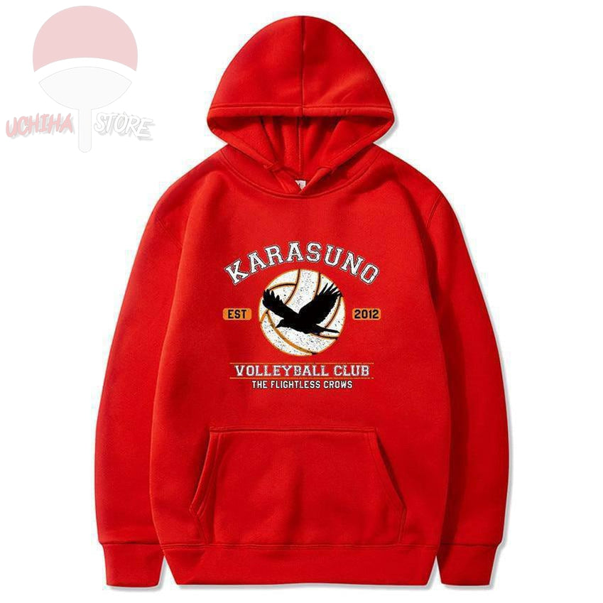 Haikyuu Karasuno Volleyball Club Hoodie - Uchiha Store