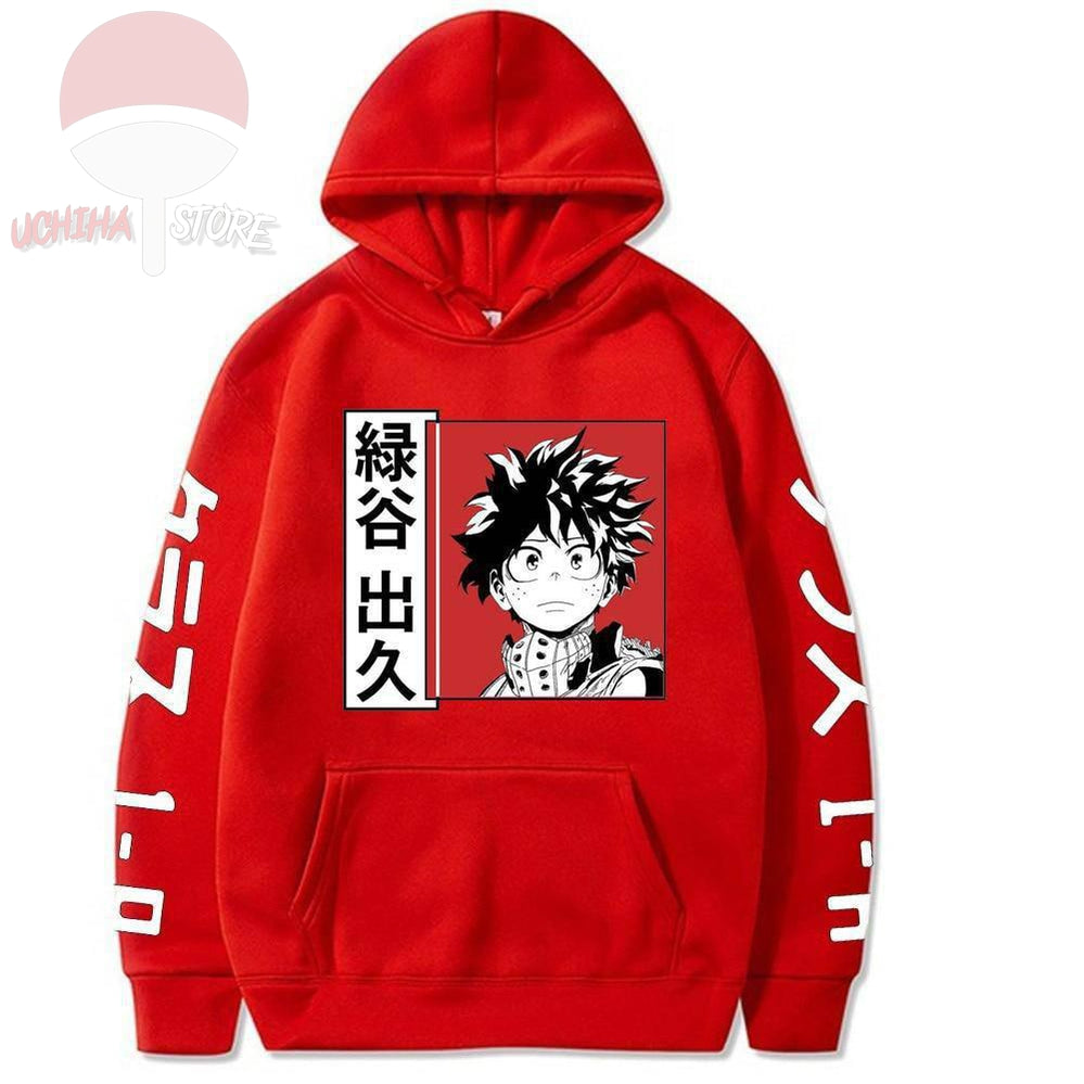 Izuku Midoriya Hero Academia Hoodie - Uchiha Store