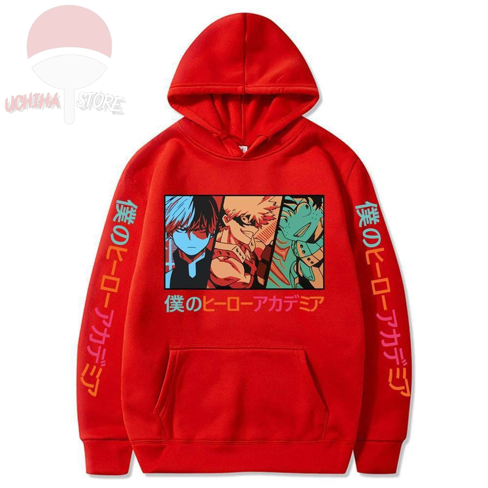 Trio My Hero Academia Hoodie - Uchiha Store