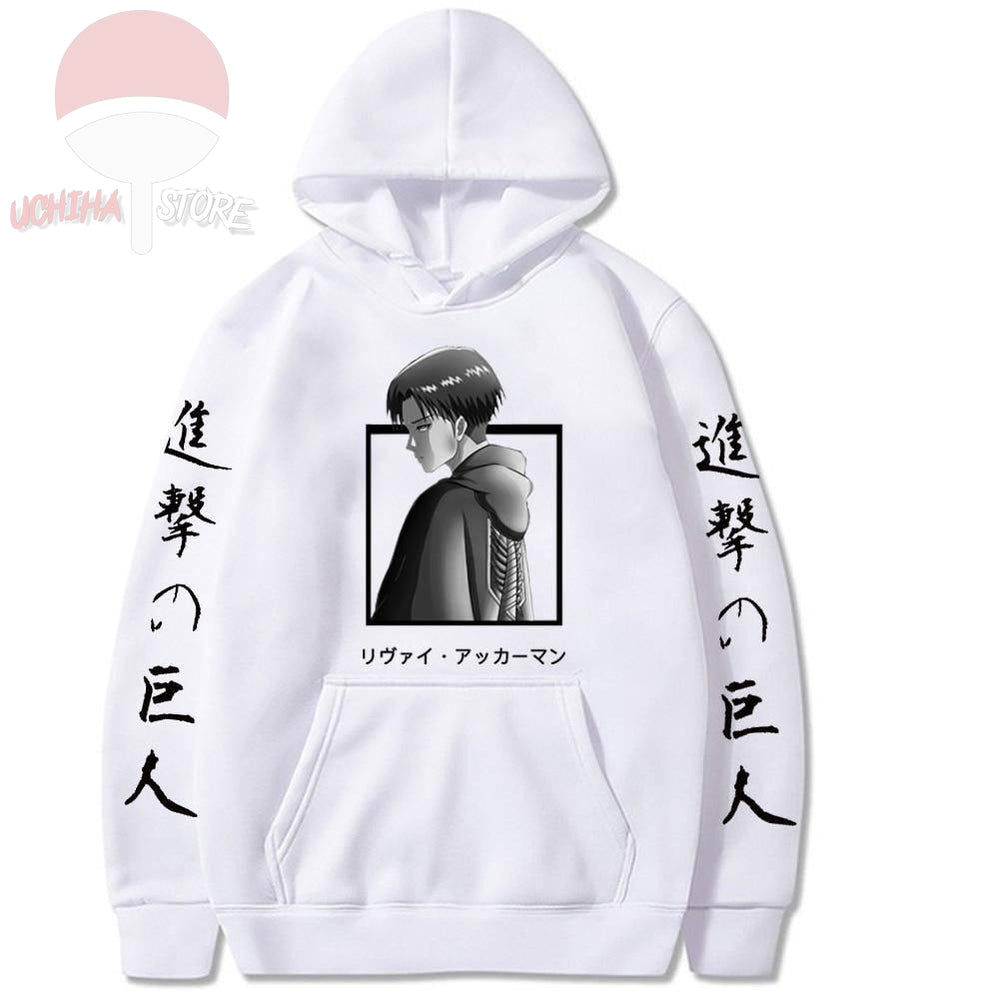 Levi Back AOT Hoodie - Uchiha Store