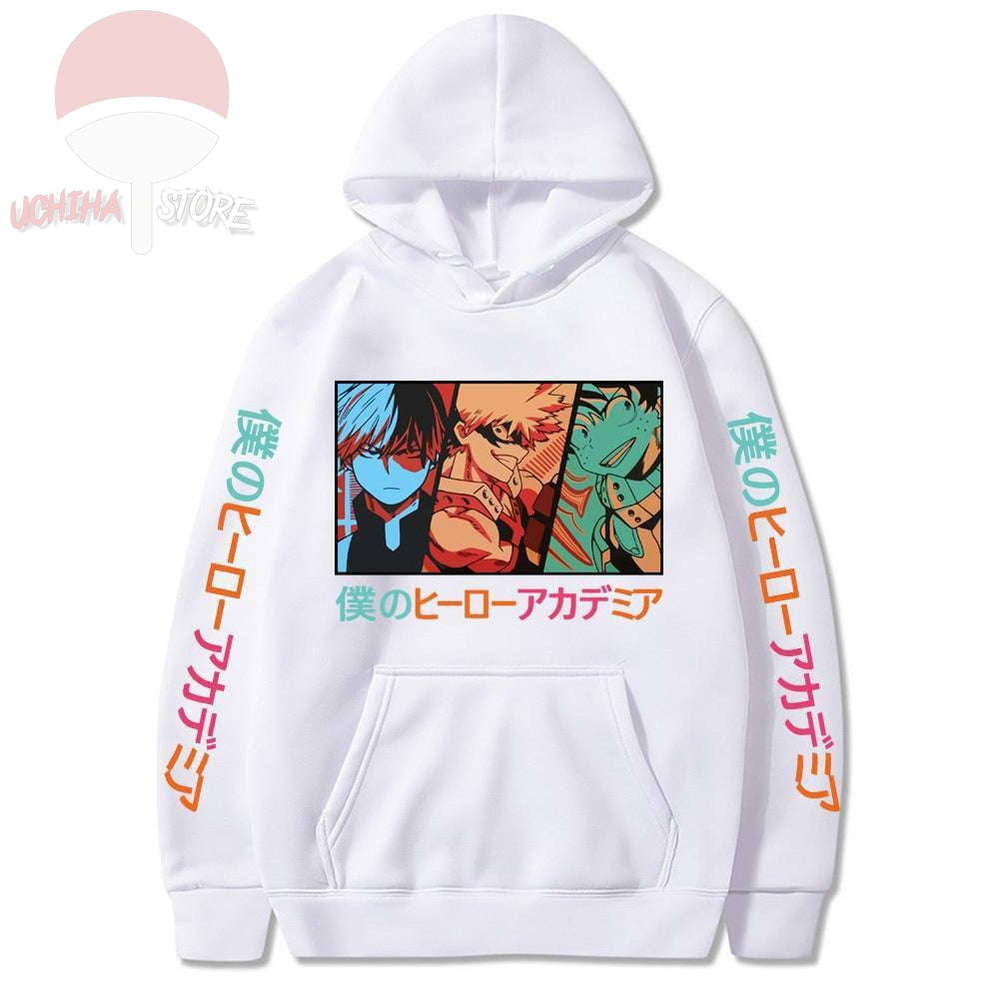 Trio My Hero Academia Hoodie - Uchiha Store