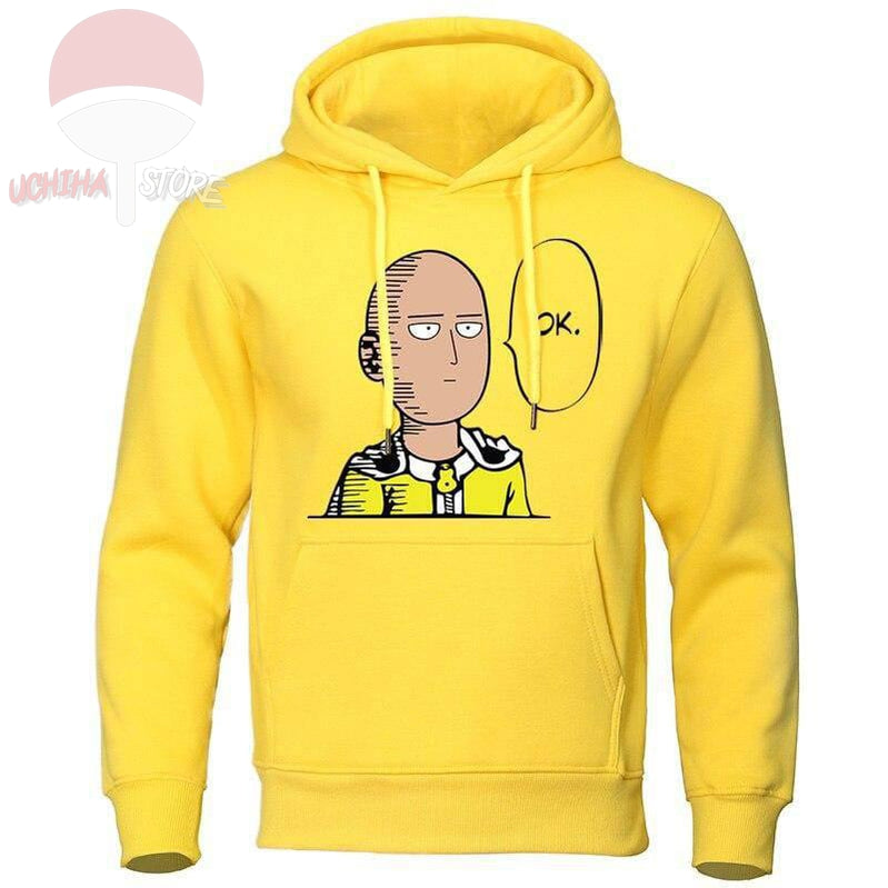 One Punch Man Saitama Hoodie - Uchiha Store