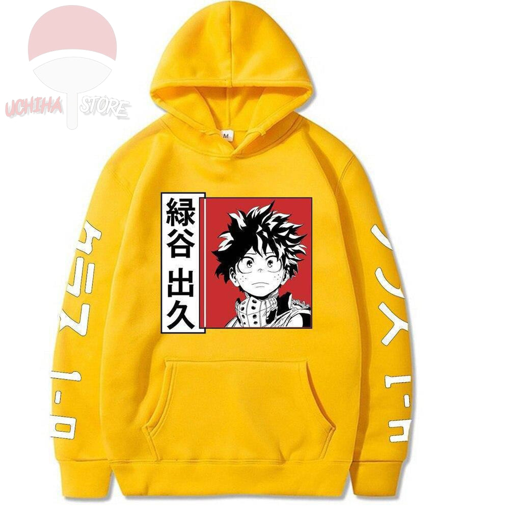 Izuku Midoriya Hero Academia Hoodie - Uchiha Store