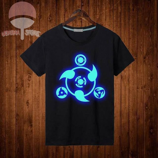 Naruto Sharingan Glow in The Dark T-Shirt - Uchiha Store