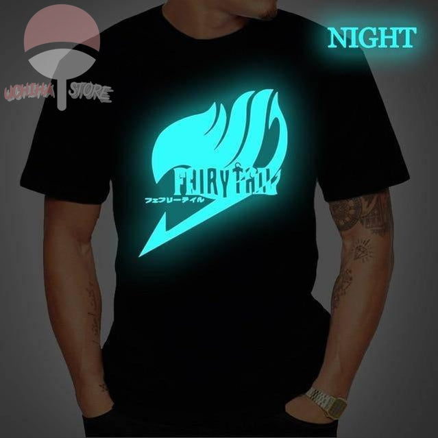 Fairy Tail Glow in The Dark T-shirt - Uchiha Store