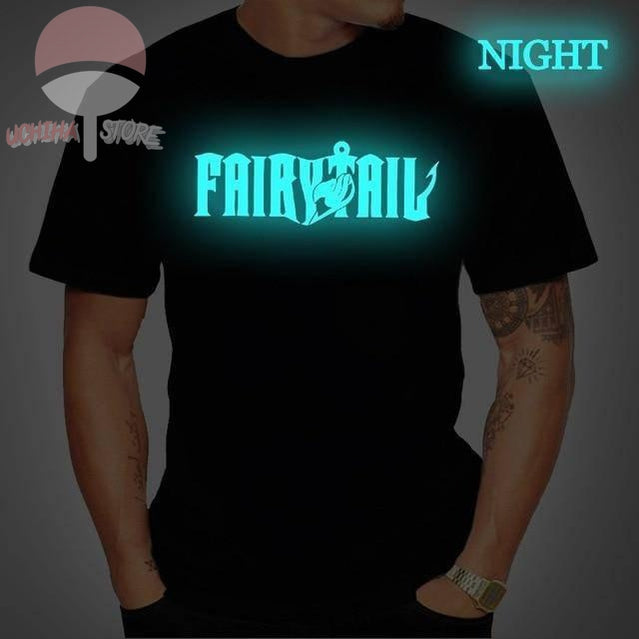 Fairy Tail Glow in The Dark T-shirt - Uchiha Store