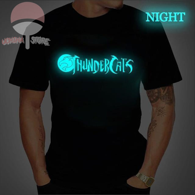 Thunder Cat Luminous Glow in The Dark T-Shirt - Uchiha Store