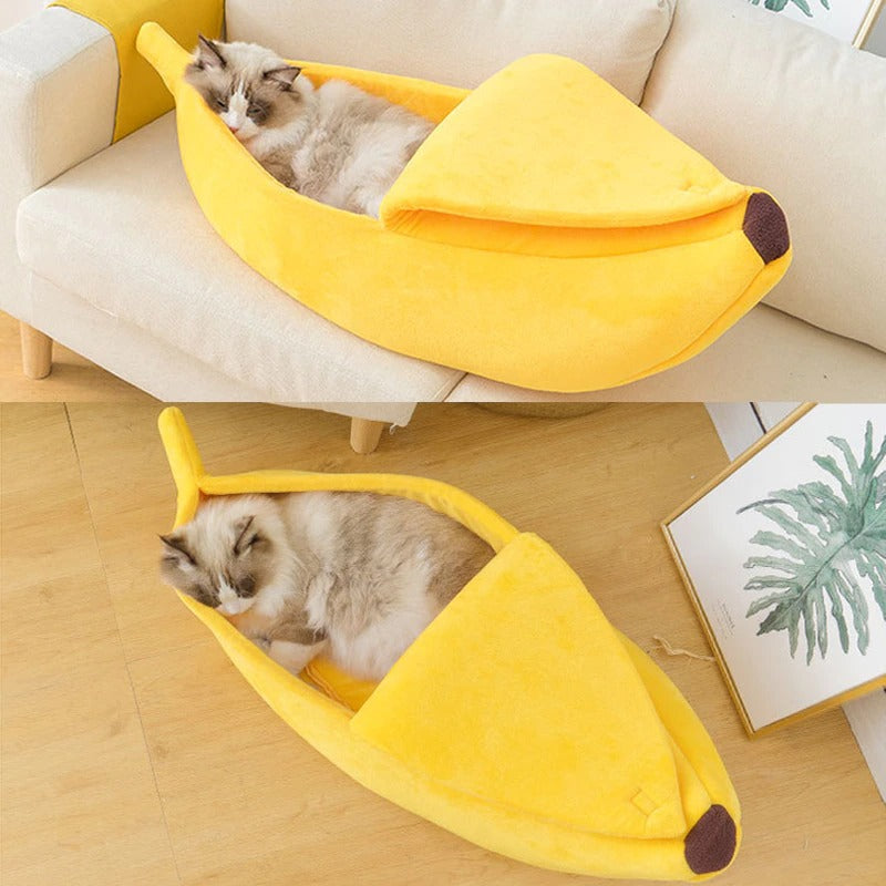 Bananen-Haustierbett