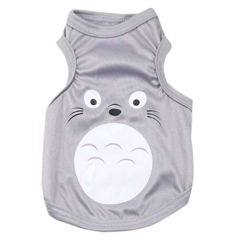 Ärmelloses Totoro-Shirt