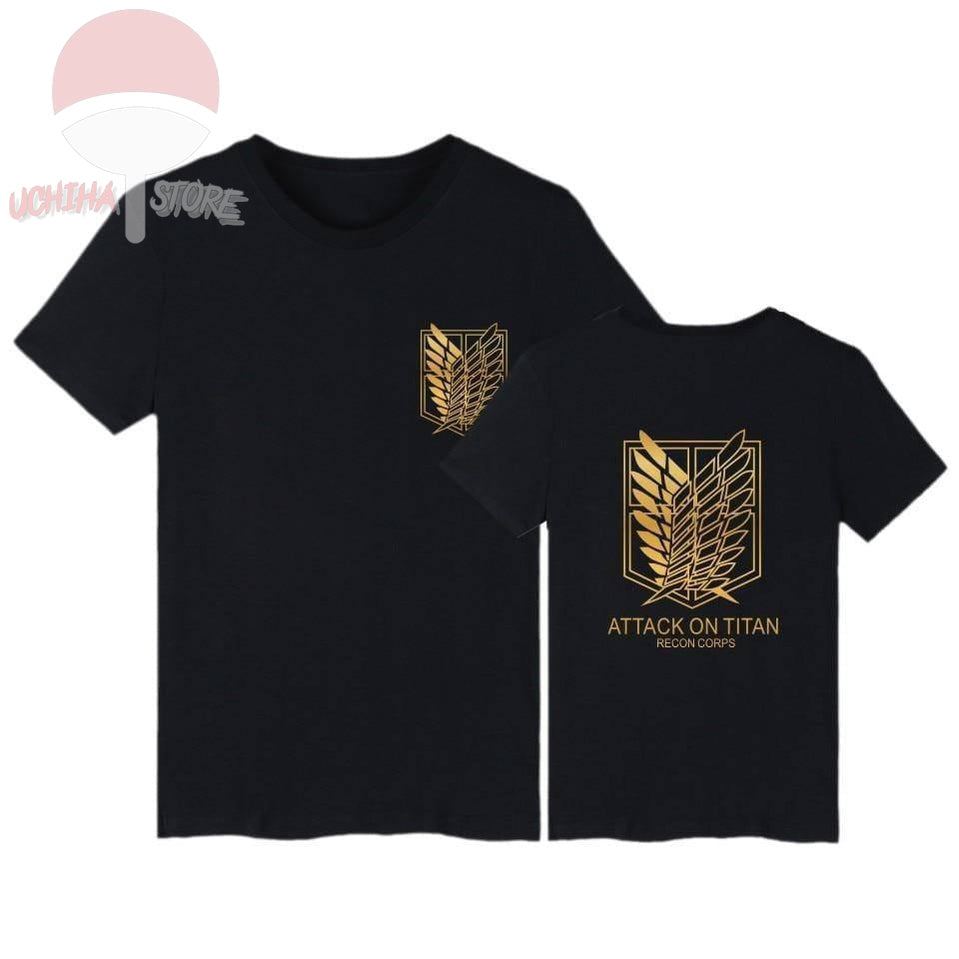 Wings of Freedom Attack on Titan T-shirt - Uchiha Store